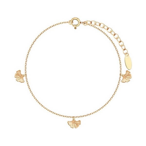 Pozłacana Bransoletka Miłorząb - Ginko Albero Eterno BSC5985