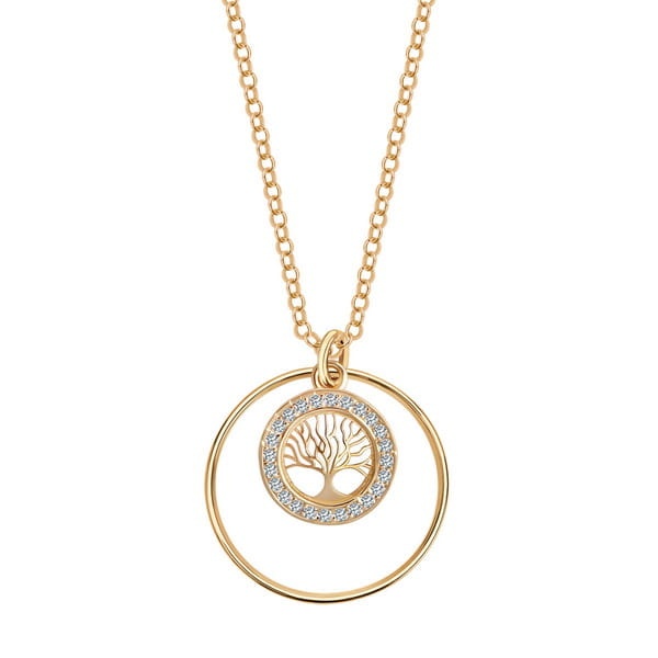 Srebrny Naszyjnik Pozłacany Drzewko Szczęścia - Felice