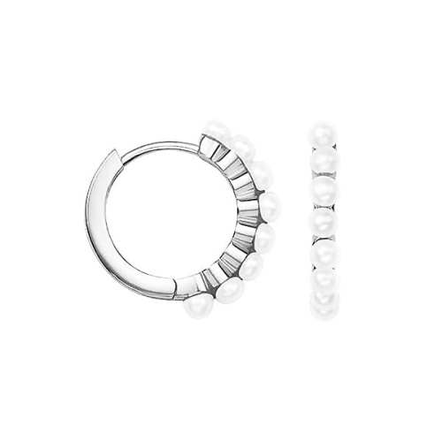 Srebrne Kolczyki Kółka z Naturalnymi Perłami.jpg