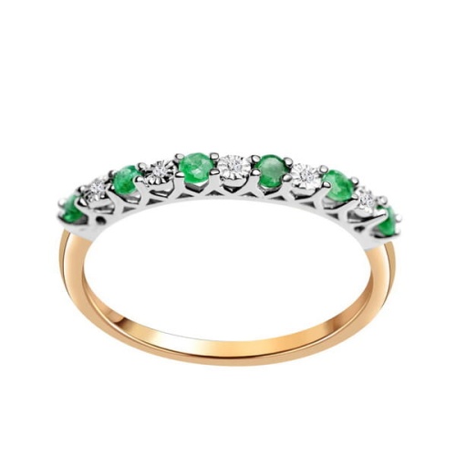 złoty pierścionek z diamentami i szmaragdami.jpg