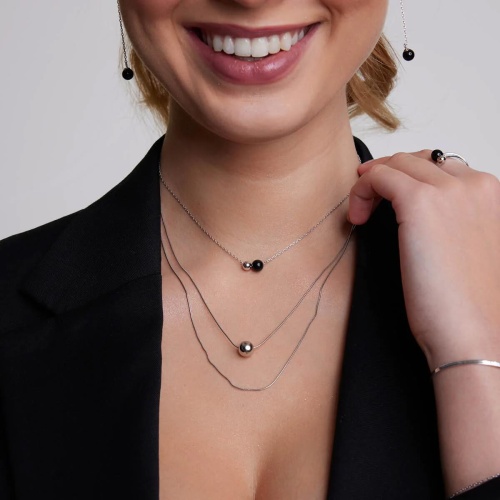 srebrny naszyjnik z agatem - kulka3.jpg