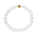 Złota Bransoletka z Pereł Naturalnych 8-9mm złote zapięcie5.jpg